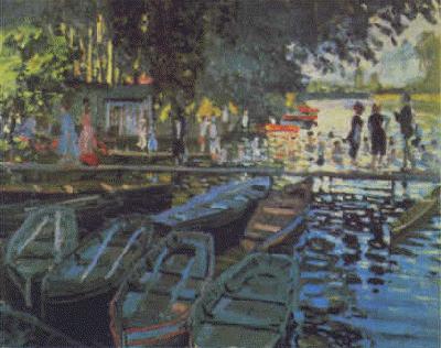 Claude Monet Bathers at La Grenouillere oil painting image